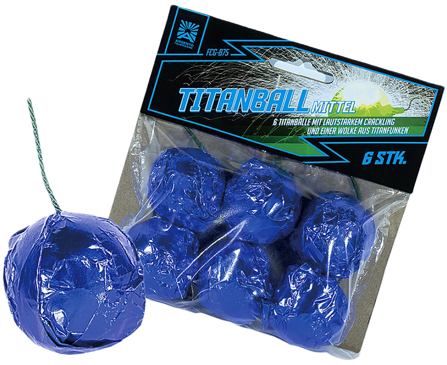 Argento Titanball Mittel